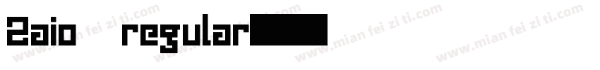 Zaio regular字体转换